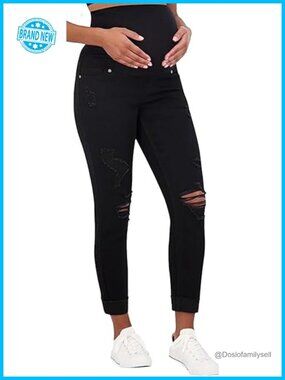 Maternity Jeans Over The Belly - Stretchable Eco-Friendly Pregnancy Pants